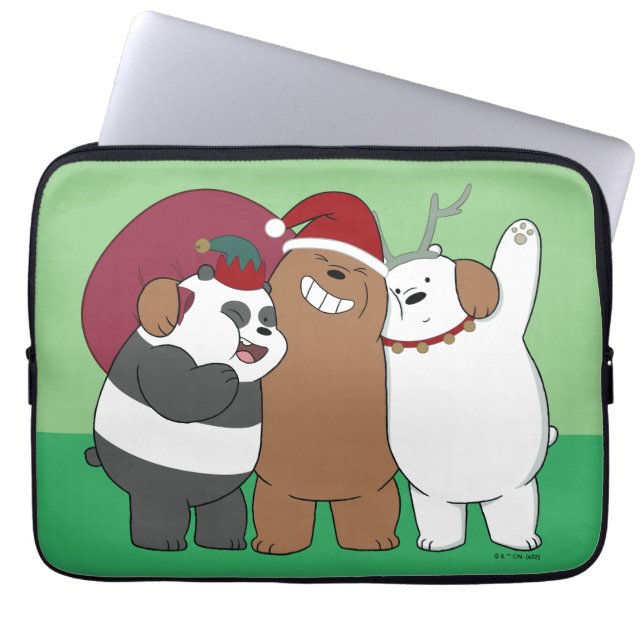Vi Bare Bears - Säsongens hälsningar Laptop Fodral (Framsidan)
