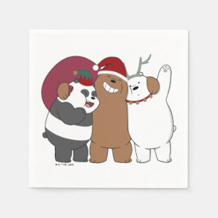 Vi Bare Bears - Säsongens hälsningar Pappersservett