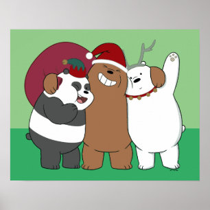 Vi Bare Bears - Säsongens hälsningar Poster