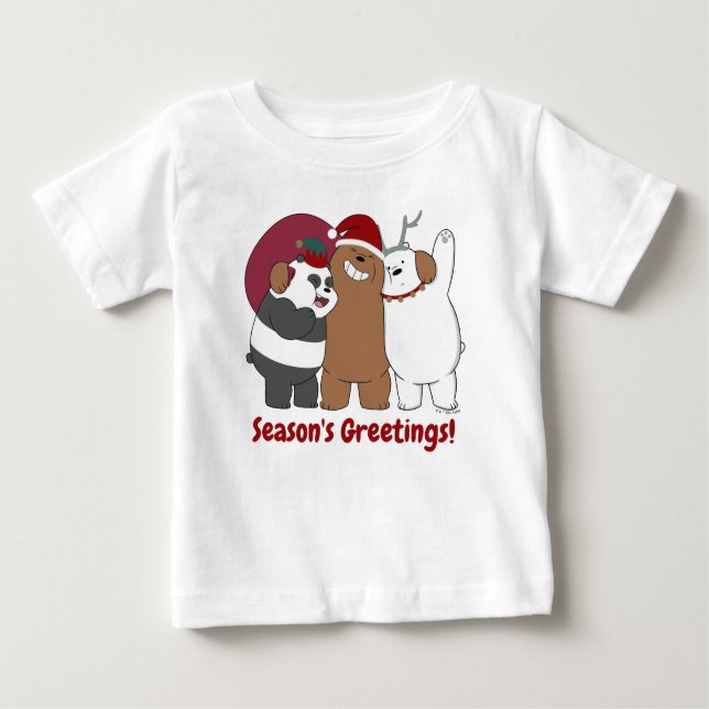 Vi Bare Bears - Säsongens hälsningar T Shirt (Framsida)