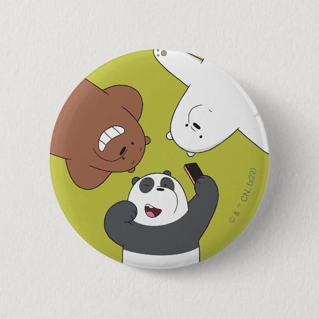 Vi Bare Bears - #SquadGoals Knapp (Framsida)