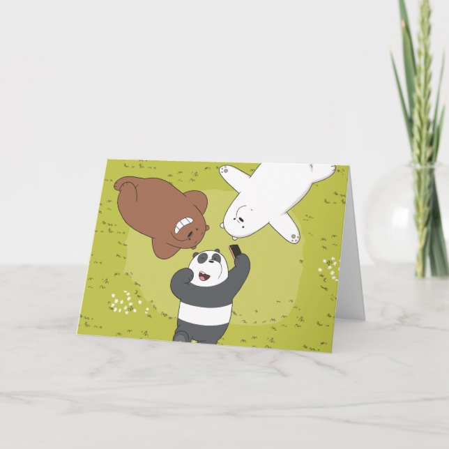 Vi Bare Bears - #SquadGoals Kort (Framsida)
