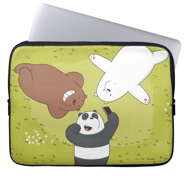 Vi Bare Bears - #SquadGoals Laptop Fodral (Framsidan)
