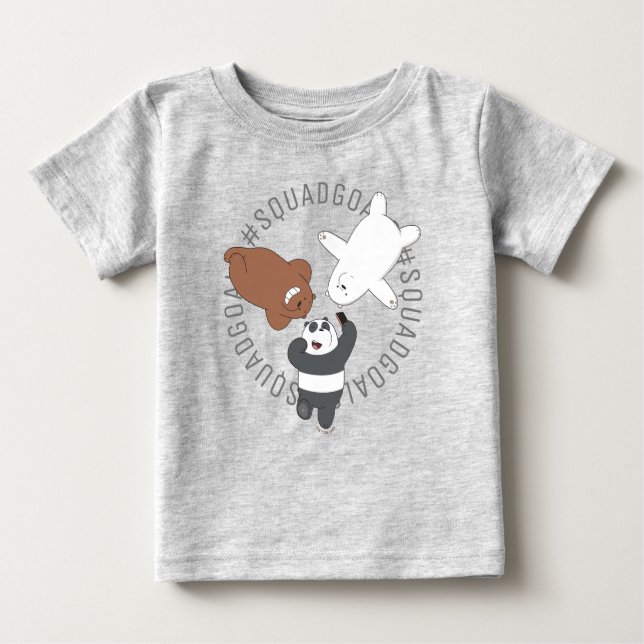Vi Bare Bears - #SquadGoals T Shirt (Framsida)