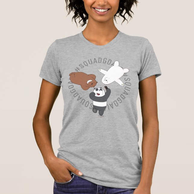 Vi Bare Bears - #SquadGoals T Shirt (Framsida)