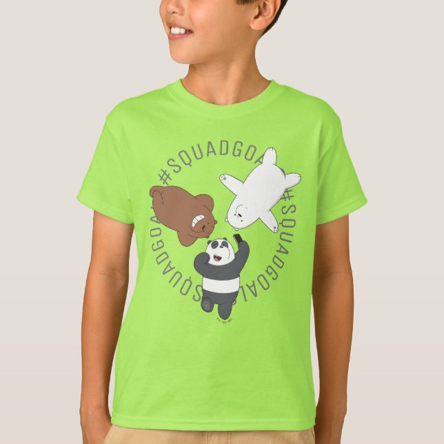 Vi Bare Bears - #SquadGoals T Shirt (Framsida)