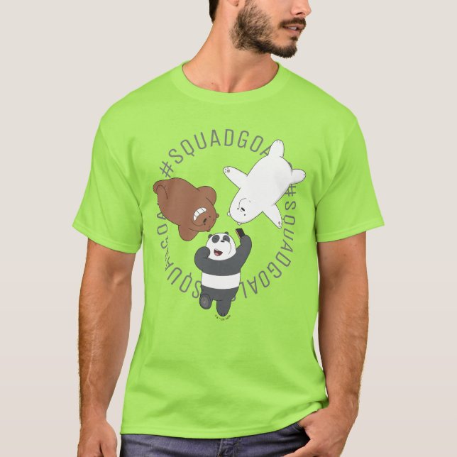Vi Bare Bears - #SquadGoals T Shirt (Framsida)