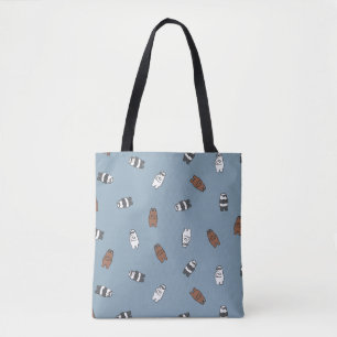 Vi Bare Bears - Sunglass Bears Mönster Tygkasse
