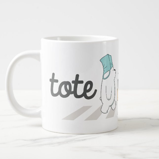 Vi Bare Bears - Tote Life! Jumbo Mugg (Vänster)