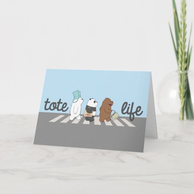 Vi Bare Bears - Tote Life! Kort (Framsida)