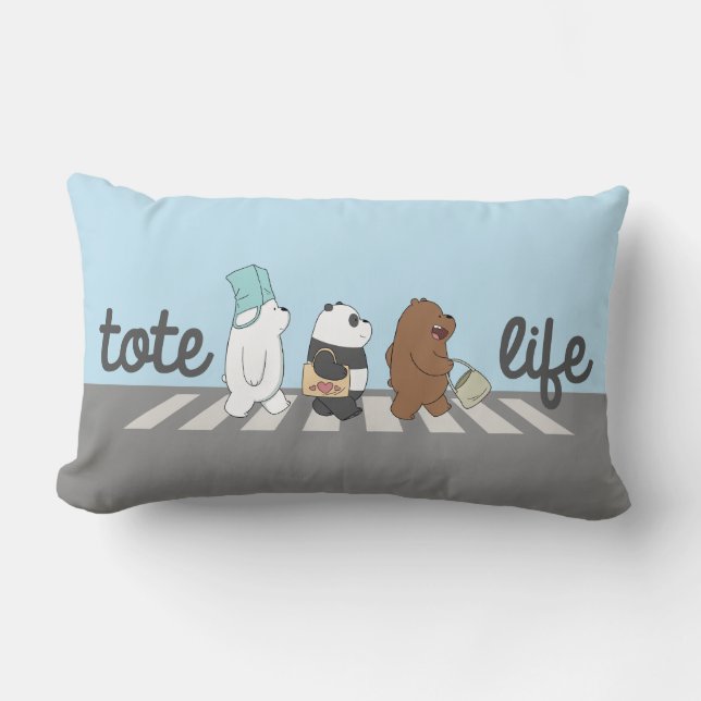 Vi Bare Bears - Tote Life! Lumbarkudde (Framsida)