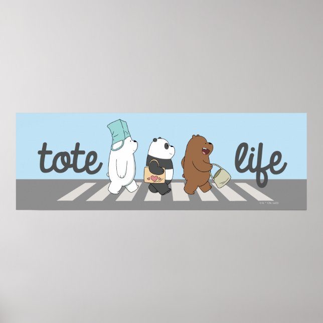 Vi Bare Bears - Tote Life! Poster (Framsidan)