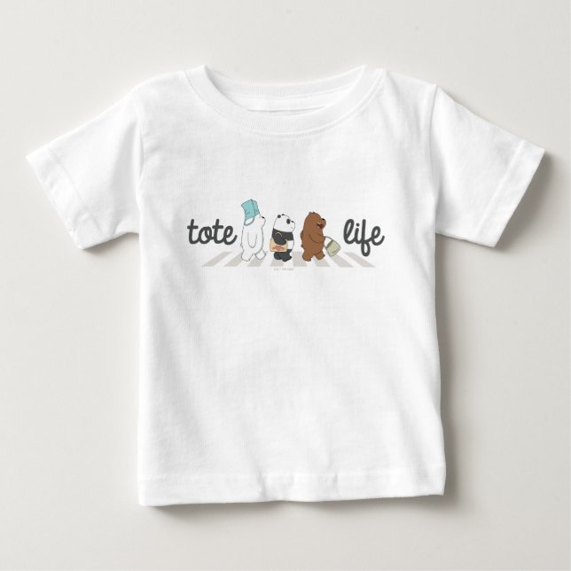 Vi Bare Bears - Tote Life! T Shirt (Framsida)