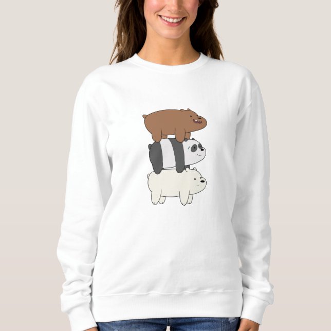 Vi Bare Bears-tröjor för kvinnor T Shirt (Framsida)