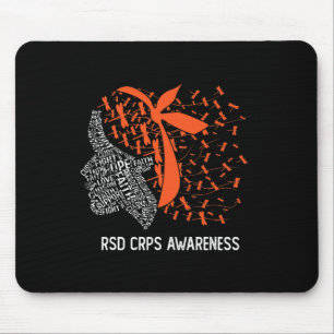 Vi Bäror Orange för RSD CRPS-medvetenhet 2 Musmatta