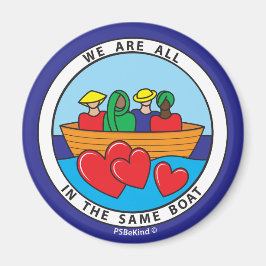 Vi befinner oss alla i samma Boat 2_Round Magnet 2