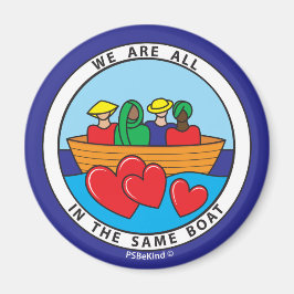 Vi befinner oss alla i samma Boat 2_Round Magnet 2