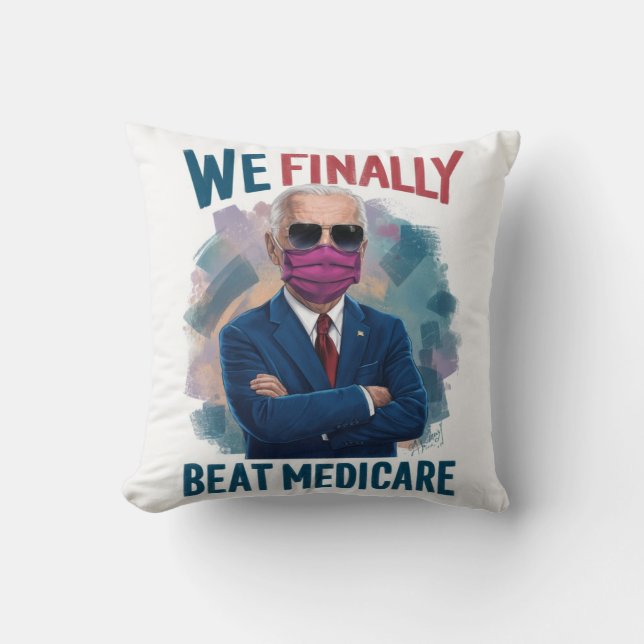 Vi behandlar slutligen medicare Pillow Kudde (Framsida)