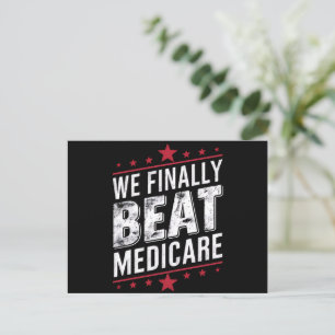 Vi behandlar slutligen Medicare Trump Biden Val Vykort