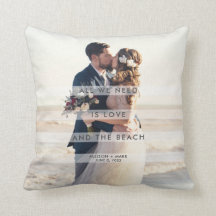 Vi behöver bara Kärlek och Beach Wedding Photo.