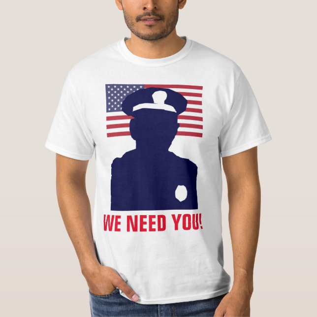 VI BEHÖVER DIG KOP T SHIRT (Framsida)