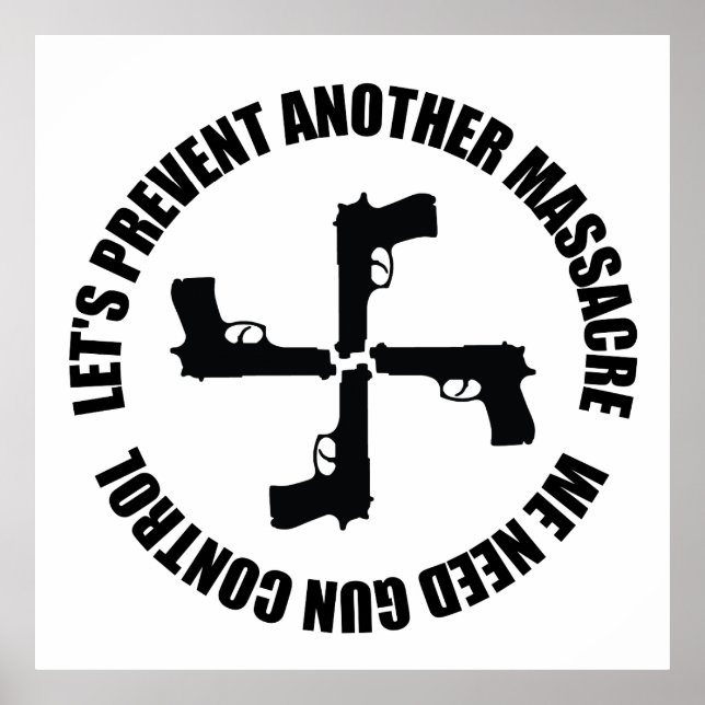 Vi behöver en kontroll av Gun Poster (Framsidan)