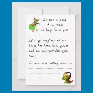 Vi behöver fler kramar från dig! spara datumet