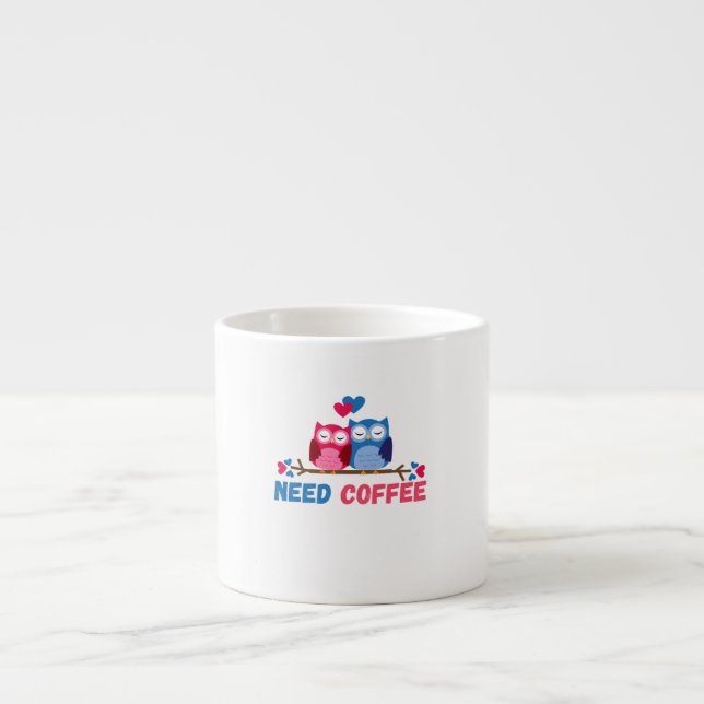 vi behöver kaffe espressomugg (Framsidan)