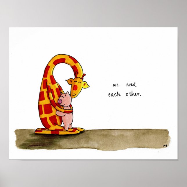 Vi behöver varandra - Poster (Framsidan)