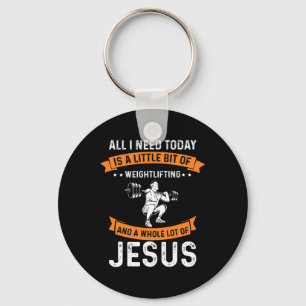 Vi behöver viktning och Jesus Christian Gud Kärlek Nyckelring