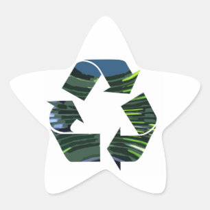Vi beklagar Återvinna Champion nvn236 Grönt Enviro Stjärnformat Klistermärke