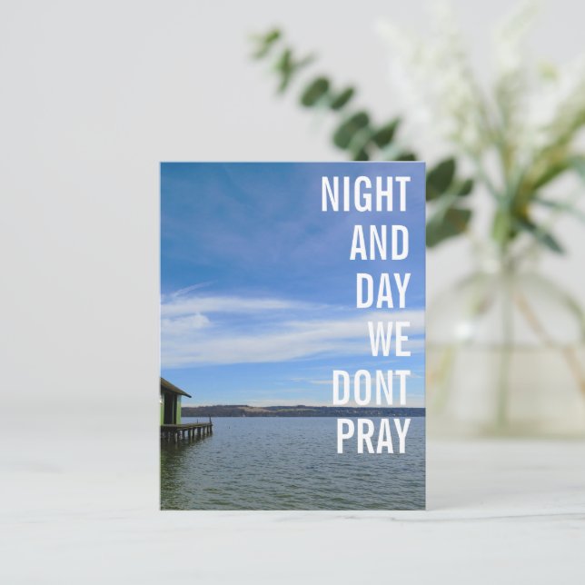 Vi ber inte vykort (Stående Fram)