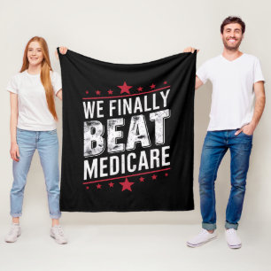 Vi Besegrade Äntligen Medicare Trump Biden Valet Fleecefilt