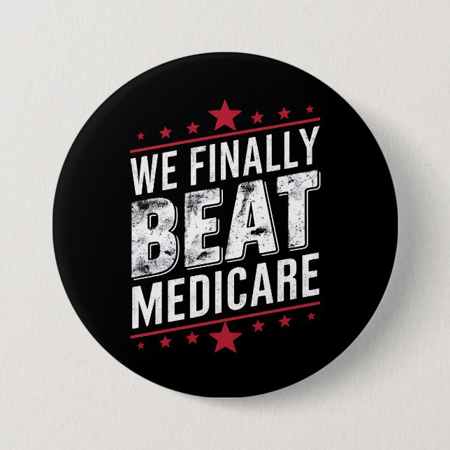Vi Besegrade Äntligen Medicare Trump Biden Valet Knapp (Framsida)