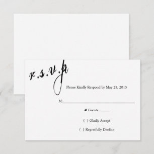 Vi bestämde oss för att alltid använda Bröllop OSA Inbjudningar