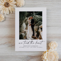 Vi binder knattfotoElopement/Bröllop