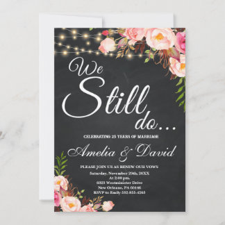 Vi bjuder fortfarande, Vow Renewal Inbjudningar