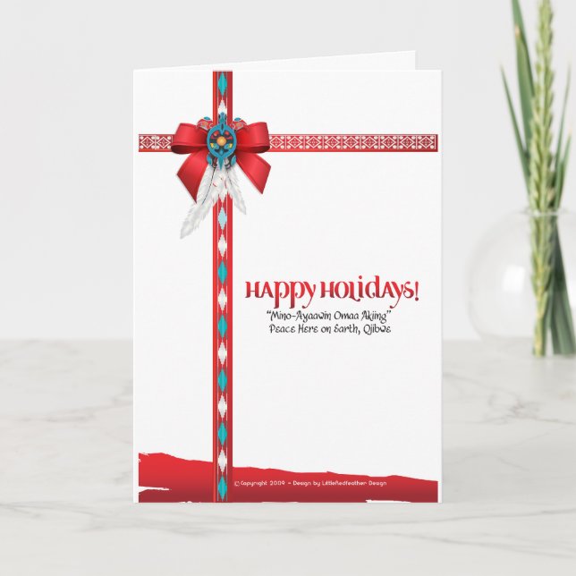 Vi bor den Native™ samlingen Helgkort (Framsida)