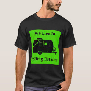 Vi bor i rullande Gods - liten resepåfyllnad T Shirt