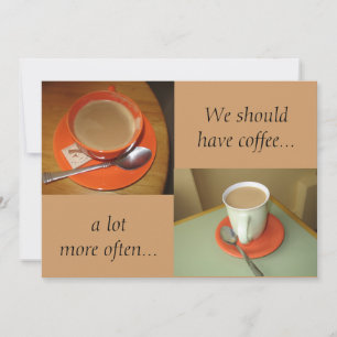 Vi borde ha kaffe...