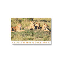 Vi borde tänka på middagen.