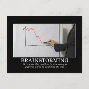 Vi Brainstorm tills du håller med mig Vykort