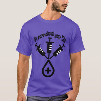 vi bryr oss om ditt liv familj t shirt