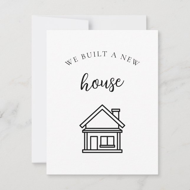Vi Byggde ett nytt hus som vi Flyttat ett tillkänn (Framsida)