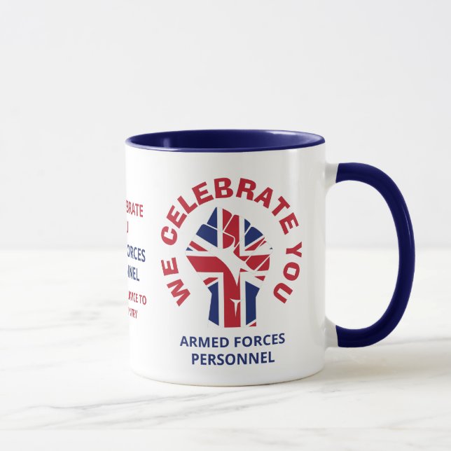 VI CLEBRATAR DIG Patriotic British Mugg (Höger)