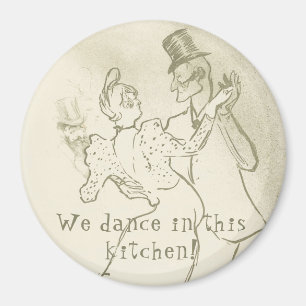 Vi dansar i detta kök Lautrec som dansar koppla Magnet