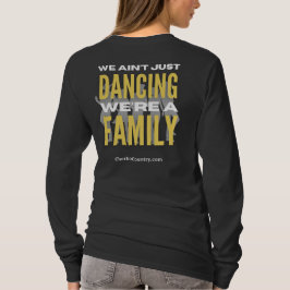 Vi dansar inte bara, vi är en familj - långärmad t shirt