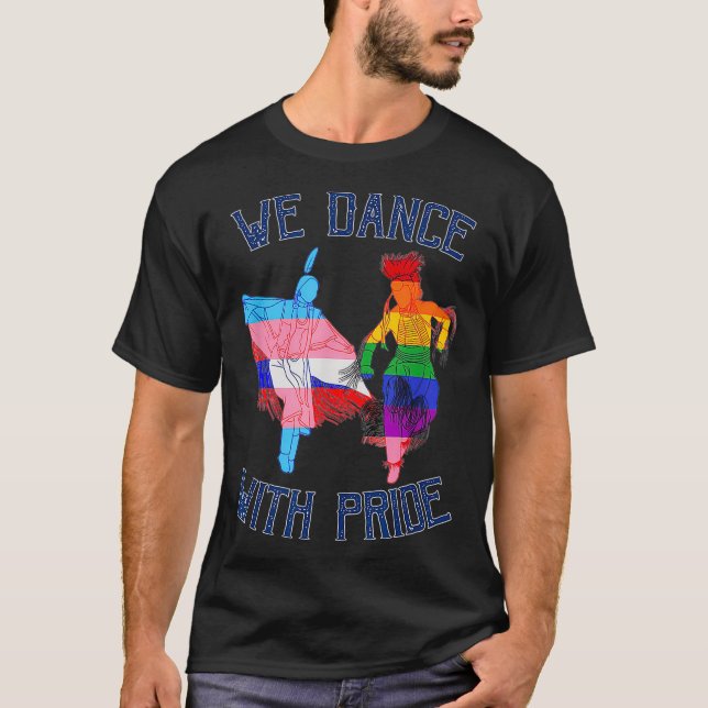 Vi dansar med Pridets hemland Amerika T Shirt (Framsida)