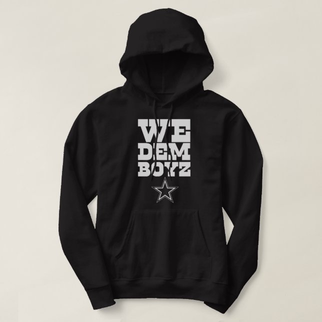 Vi Dem Boyz WHITE Hoodie (Design framsida)