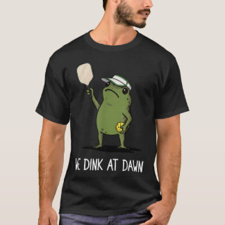 Vi Dinkar Vid Gryning Rolig Pickleball T Shirt